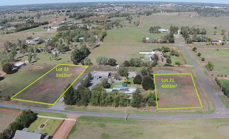Main view of Homely land listing, 21 & 23 Grigg Road, Leeton NSW 2705