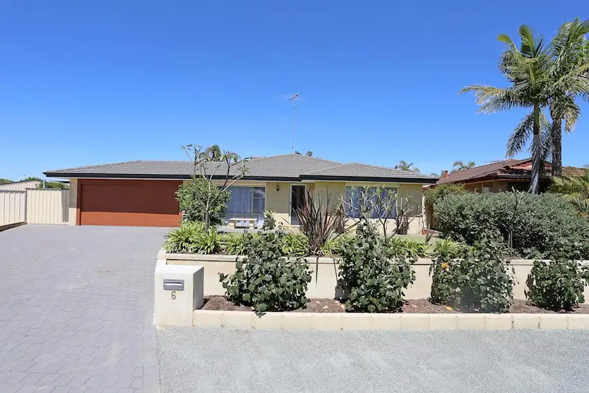 Main view of Homely house listing, 6 Hovea Place, Coodanup WA 6210