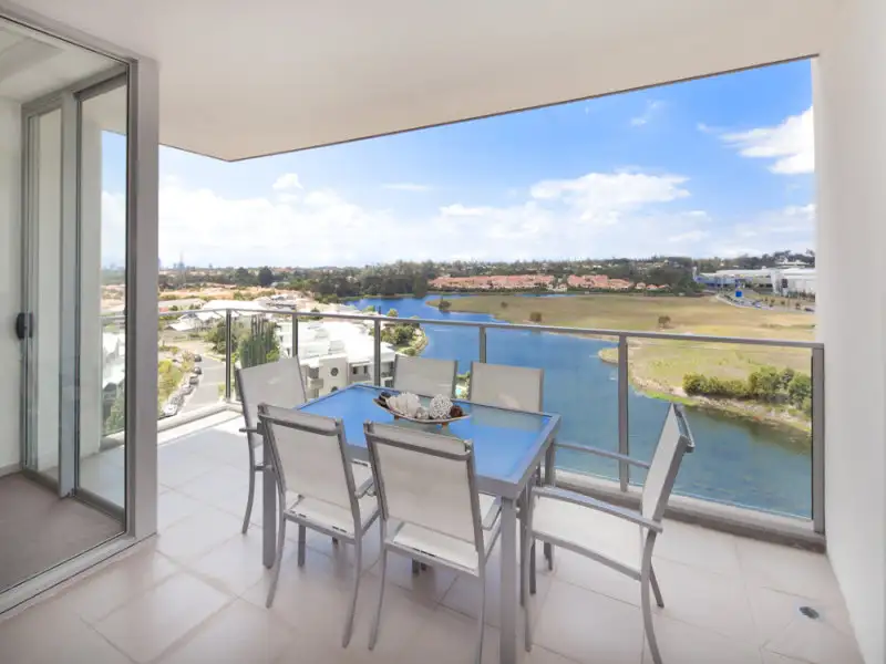 Main view of Homely apartment listing, Apt @ 129 Laver Drive "The Wharf", Robina QLD 4226
