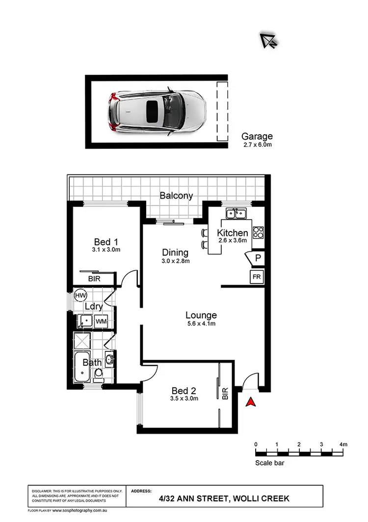 Seventh view of Homely unit listing, 4/32-34 Ann Street, Wolli Creek NSW 2205