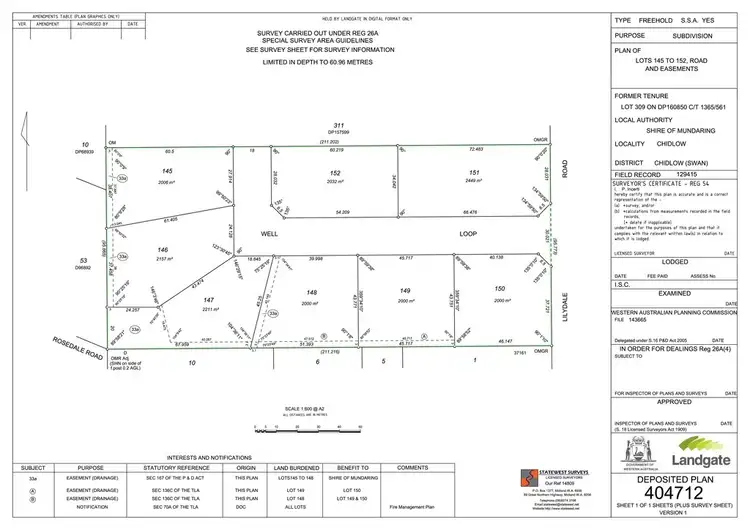 Main view of Homely land listing, 149 Well Loop, Chidlow WA 6556