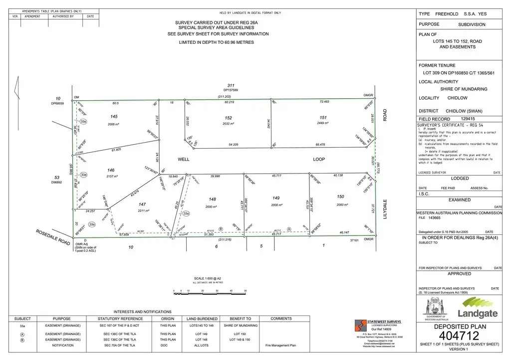 Main view of Homely land listing, 149 Well Loop, Chidlow WA 6556