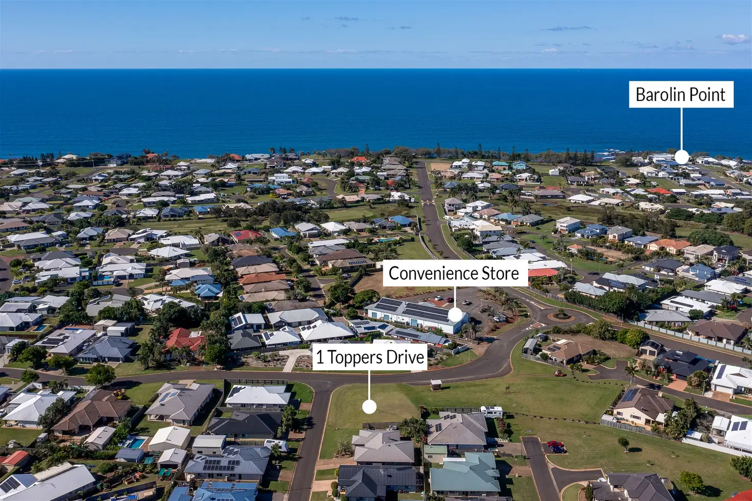 Main view of Homely land listing, 1 Toppers Drive, Coral Cove QLD 4670