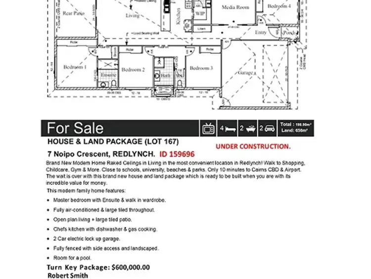 Second view of Homely house listing, 7 (lot 167) Noipo Crescent, Redlynch QLD 4870