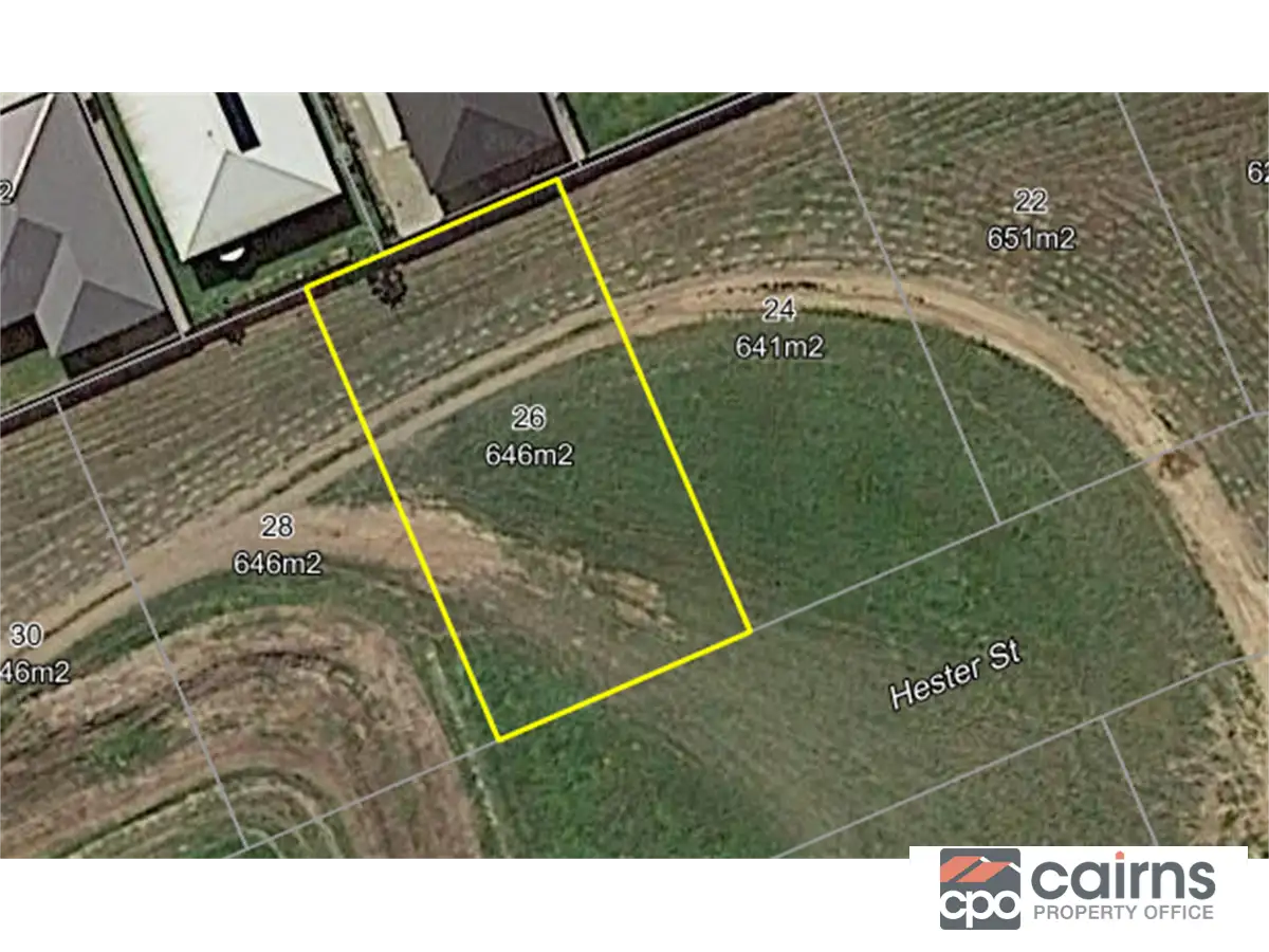 Main view of Homely land listing, 26 Hester Street, Edmonton QLD 4869