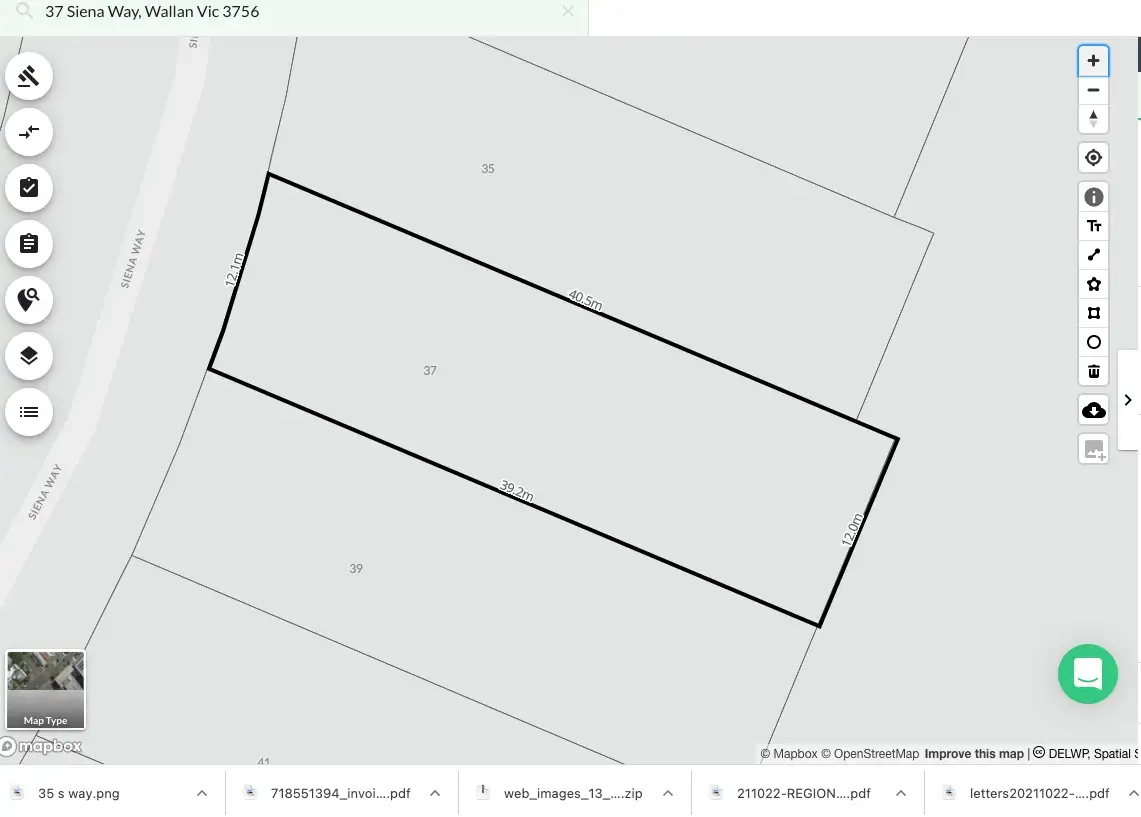 Main view of Homely land listing, 37 Siena Way, Hidden Valley VIC 3756