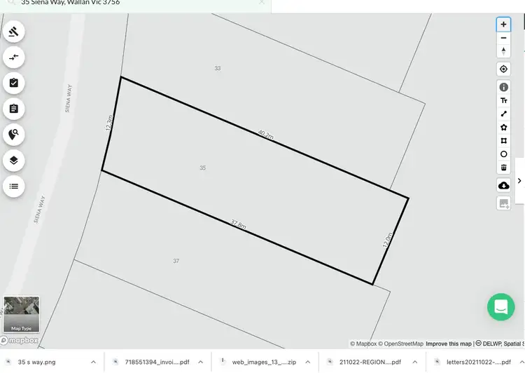 Main view of Homely land listing, 35 Siena Way, Hidden Valley VIC 3756
