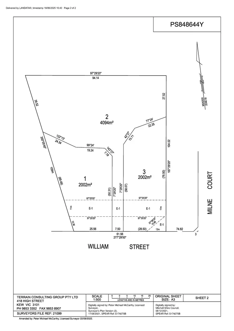 Third view of Homely land listing, 8 William street, Wallan VIC 3756