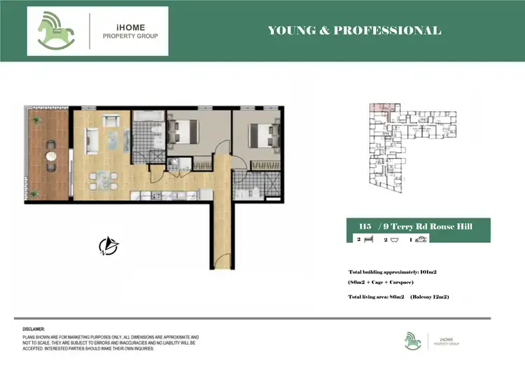 Second view of Homely apartment listing, D115/9 Terry Road, Rouse Hill NSW 2155