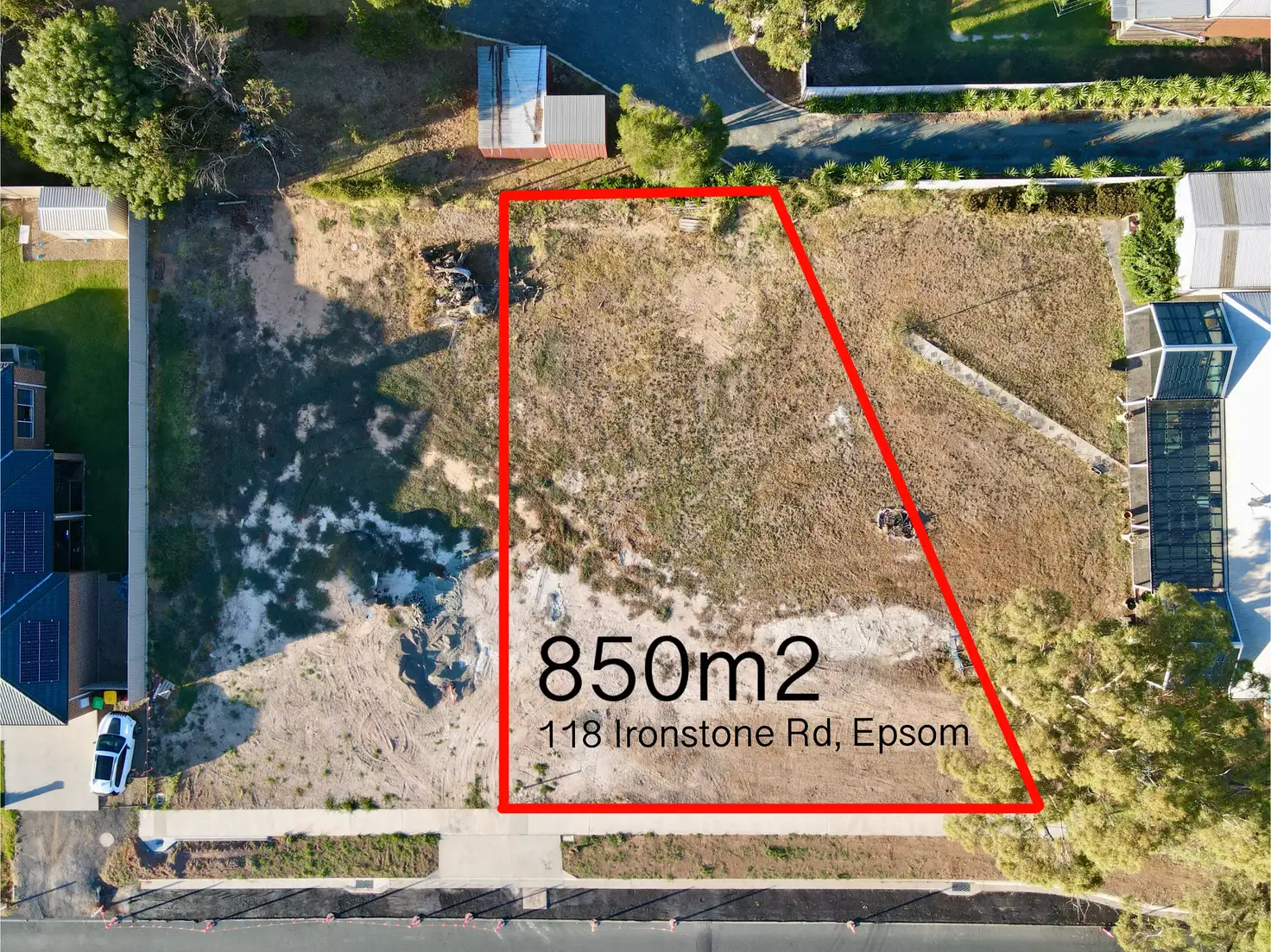 Main view of Homely land listing, 118 Ironstone Road, Epsom VIC 3551