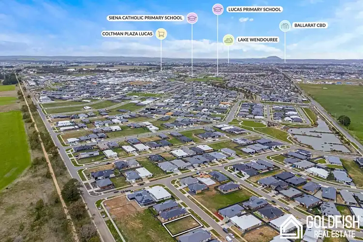 Second view of Homely land listing, 8 Goddard Street, Lucas VIC 3350
