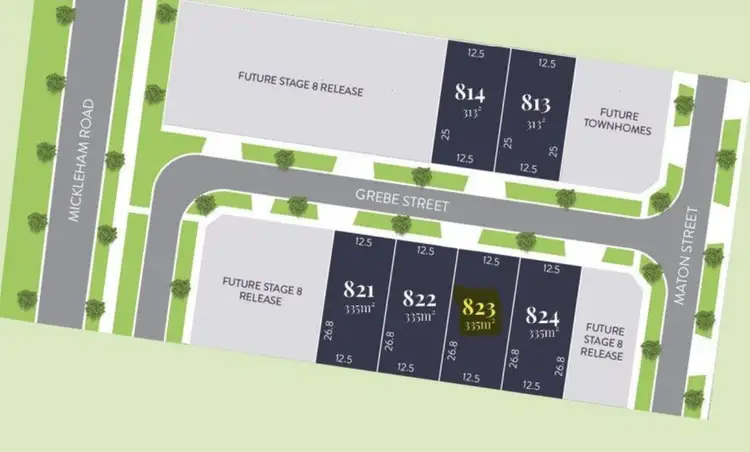 Main view of Homely land listing, Lot 823 Grebe St, Greenvale VIC 3059
