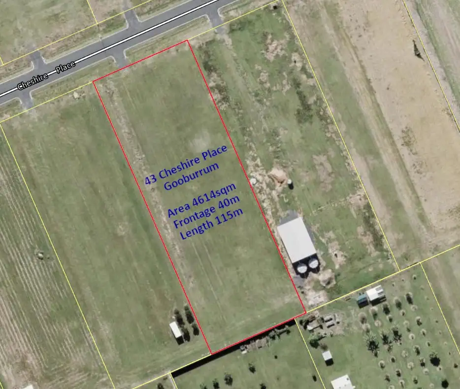 Main view of Homely land listing, 43 Cheshire Place, Gooburrum QLD 4670
