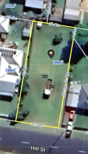 Second view of Homely land listing, 119 Hill Street, Newtown QLD 4350