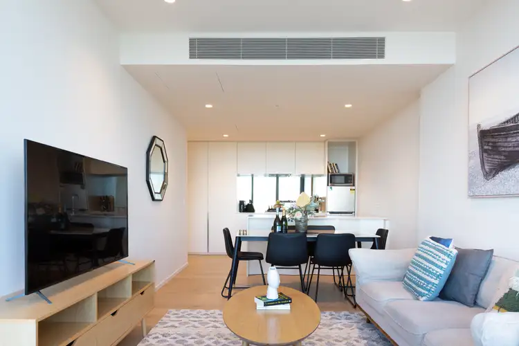 Second view of Homely apartment listing, 2706/11 Bale Circuit, Southbank VIC 3006