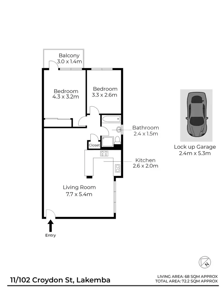 Third view of Homely apartment listing, 11/102 Croydon St, Lakemba NSW 2195