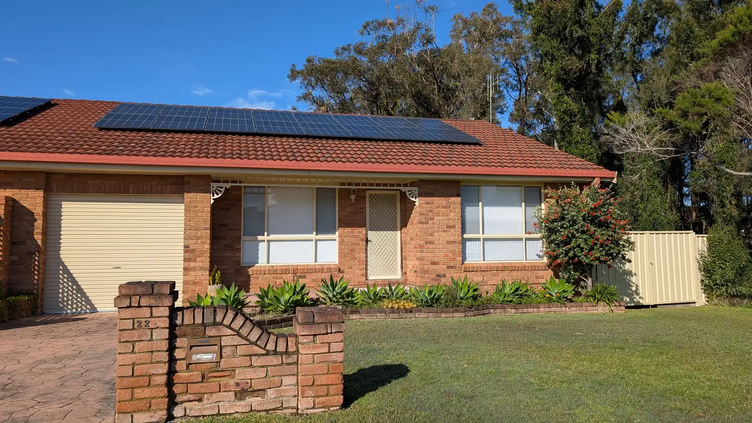 Main view of Homely semi-detached listing, 22 Farleigh Street, Old Bar NSW 2430