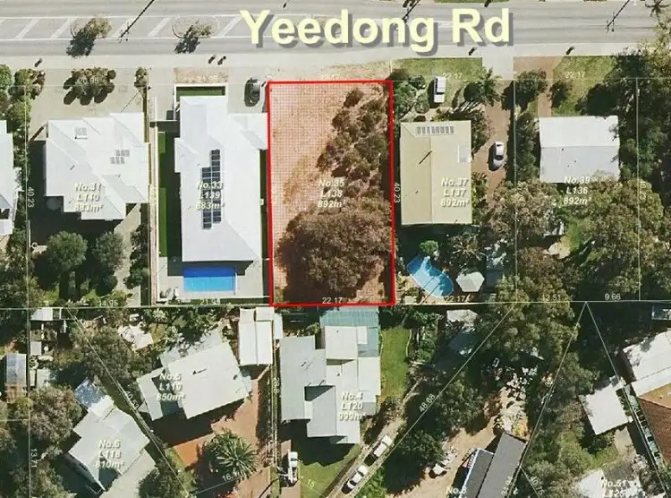 Main view of Homely land listing, 35 Yeedong Rd, Falcon WA 6210