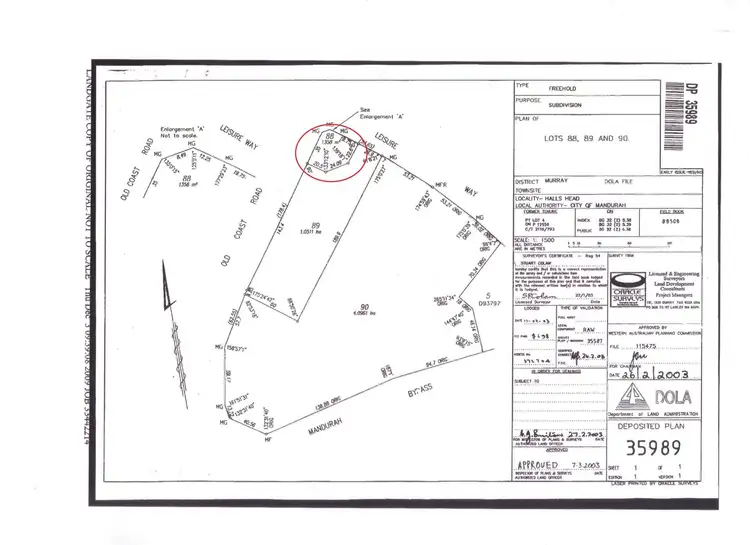 Second view of Homely land listing, 98 Leisure Way, Halls Head WA 6210