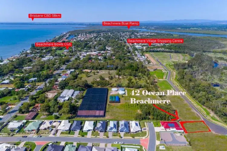 Second view of Homely land listing, 42 Ocean Place, Beachmere QLD 4510