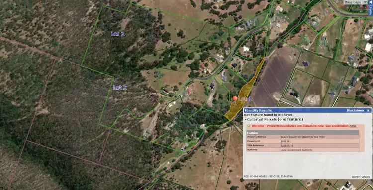 Lot 1 Black Snake Road, Granton TAS 7030
