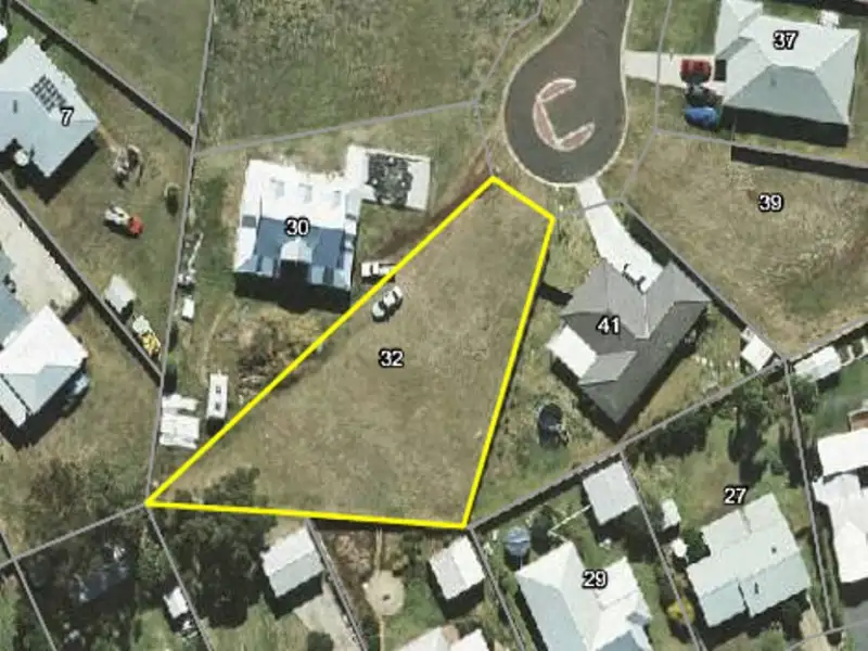 Main view of Homely land listing, 32 Murray Street, Oakey QLD 4401