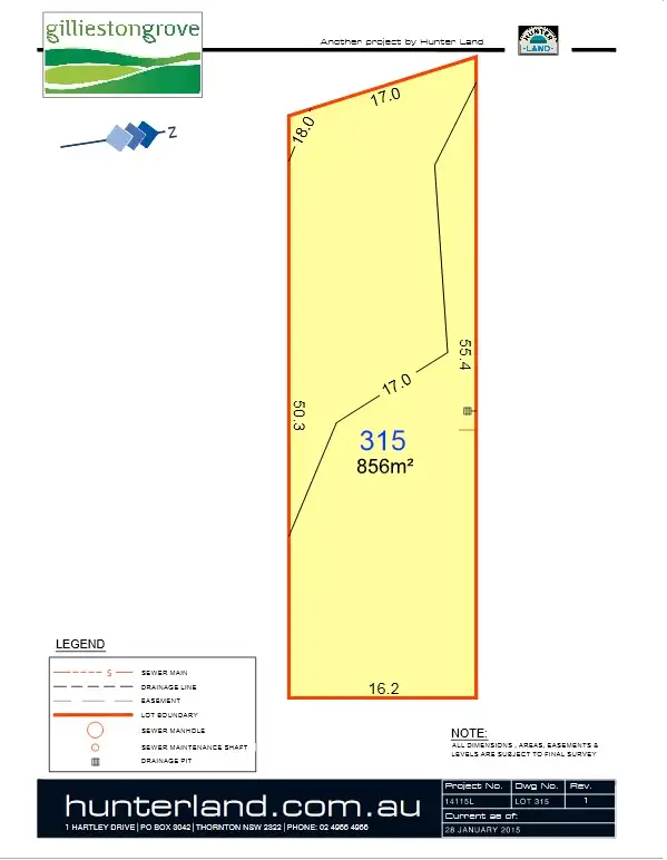 Third view of Homely land listing, LOT 315 Holland Avenue, Gillieston Heights NSW 2321