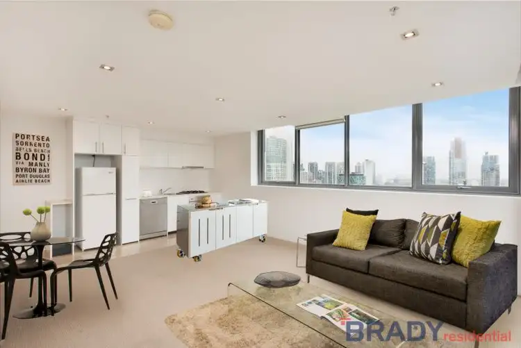 Main view of Homely apartment listing, 2707/8 Downie Street, Melbourne VIC 3000