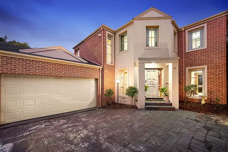 Main view of Homely townhouse listing, 2/2A Hakea Street, Templestowe VIC 3106