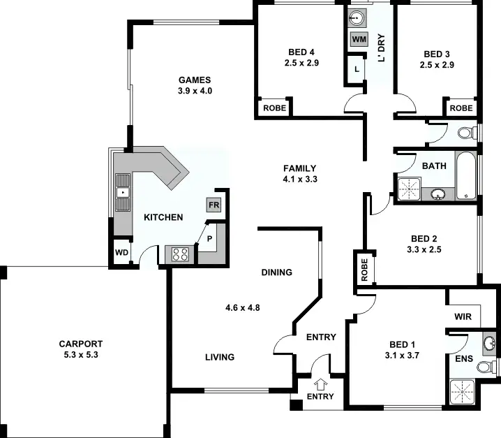 Second view of Homely house listing, 11 Hollyoak Place, Thornlie WA 6108