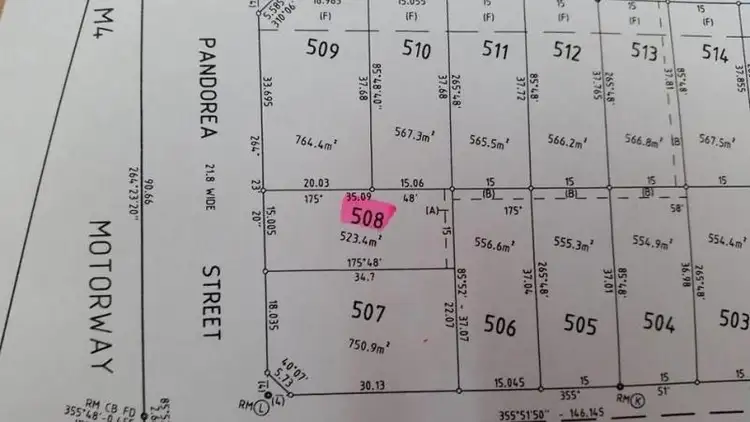 Third view of Homely land listing, LOT 508 Pandorea street, Claremont Meadows NSW 2747