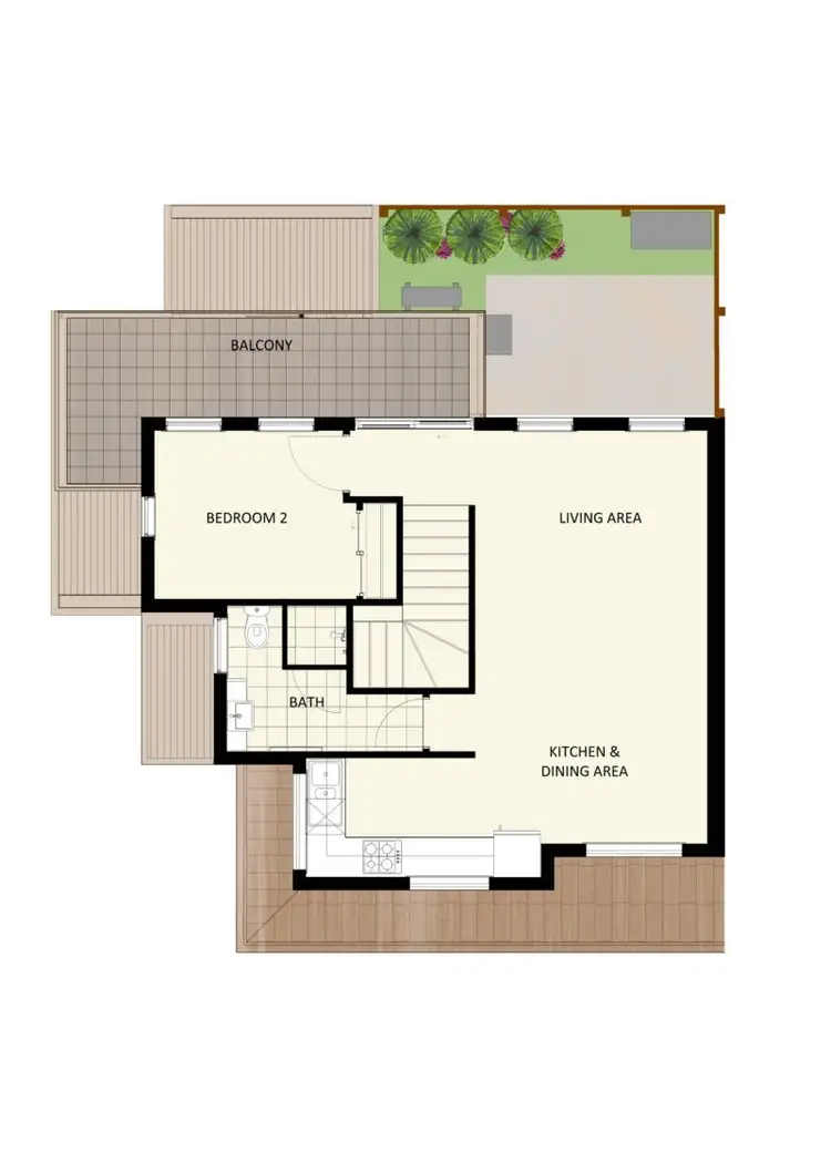 Third view of Homely townhouse listing, 1/6 Tabilk Street, Fawkner VIC 3060