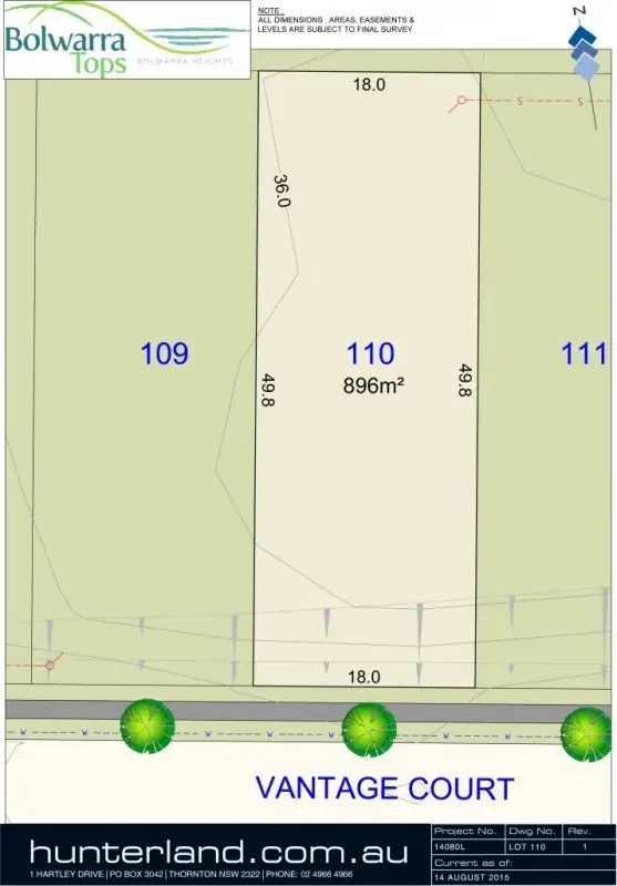 Lot 110 Vantage Court, Bolwarra Heights NSW 2320