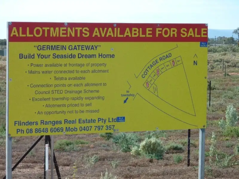 Main view of Homely land listing, 588 COTTAGE ROAD, Port Germein SA 5495