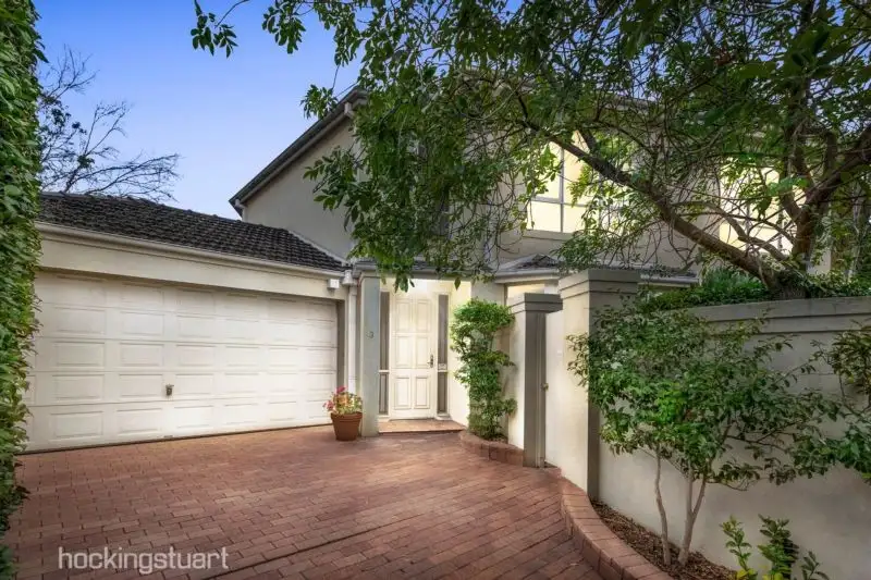Main view of Homely townhouse listing, 3/12 Lambert Road, Toorak VIC 3142