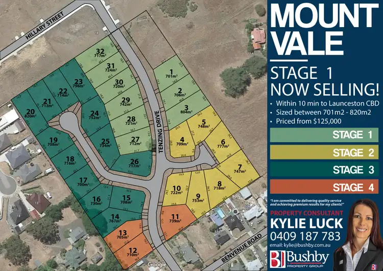 Second view of Homely land listing, Lot 28 MountVale Estate - Tenzing Drive (Stage 1), St Leonards TAS 7250