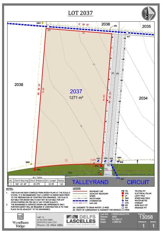 Second view of Homely land listing, Lot 2037 Talleyrand Circuit, Greta NSW 2334