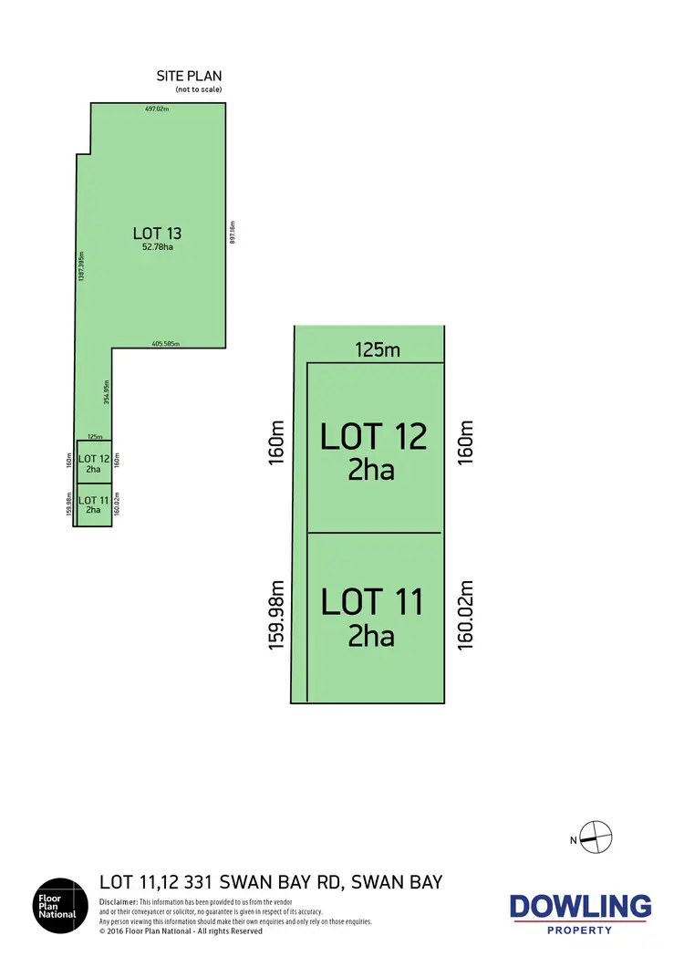 Third view of Homely land listing, LOT Lot 11&12, 331 Swan Bay Road, Swan Bay NSW 2324
