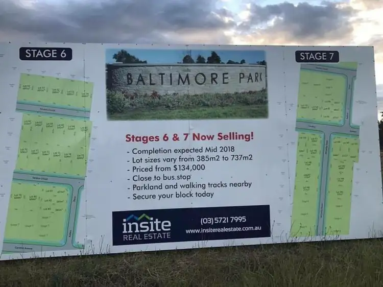 Second view of Homely land listing, LOT 120 Baltimore Park Estate, Wangaratta VIC 3677