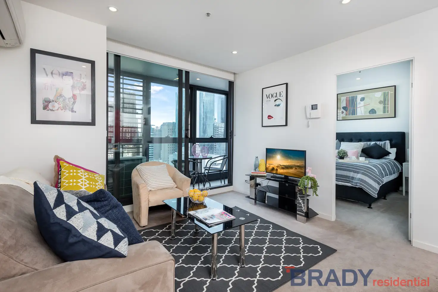 Main view of Homely apartment listing, 2401/8 Sutherland Street, Melbourne VIC 3000