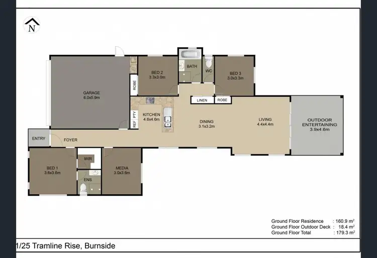 Third view of Homely house listing, 1/25 Tramline Rise, Burnside QLD 4560