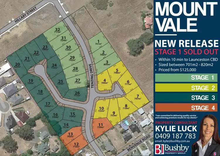 Main view of Homely land listing, Lot 8 Mount Vale Estate - Tenzing Drive, St Leonards TAS 7250