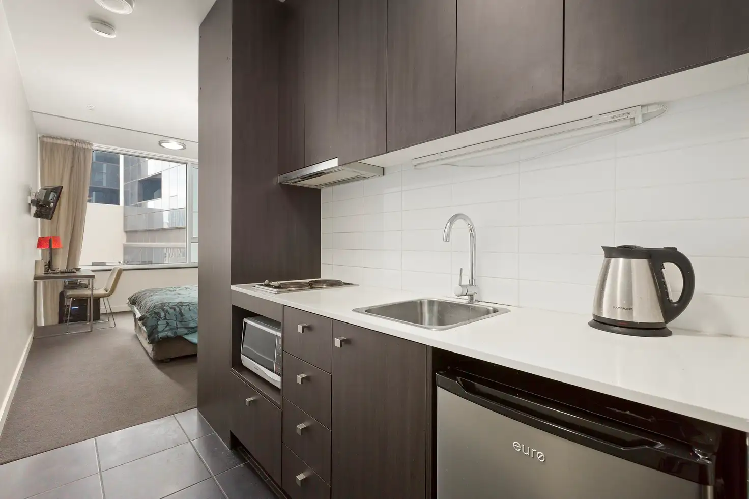 Main view of Homely studio listing, 1206/43 Therry Street, Melbourne VIC 3000
