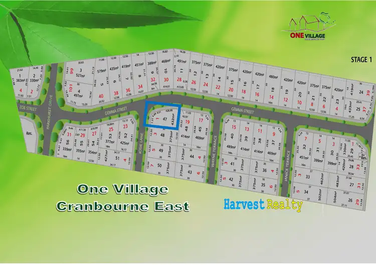 Main view of Homely land listing, LOT 47, 5 Adrian Street, Cranbourne East VIC 3977