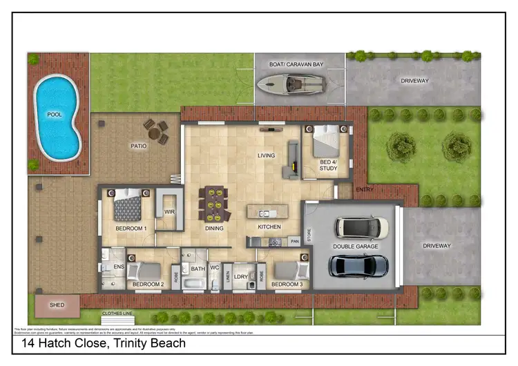 Second view of Homely house listing, 14 Hatch Close, Trinity Beach QLD 4879