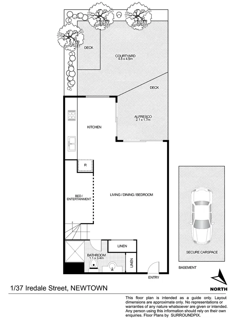 Sixth view of Homely studio listing, 1/37 Iredale Street, Newtown NSW 2042