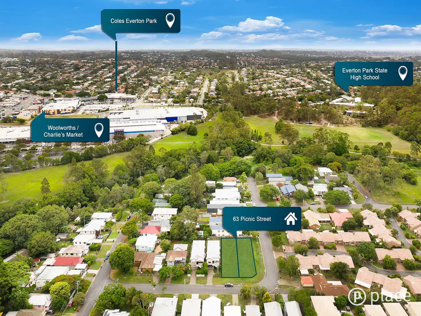 Main view of Homely land listing, 63 Picnic Street, Enoggera QLD 4051