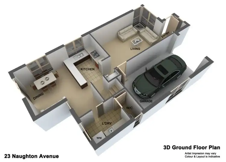 Second view of Homely house listing, 23 Naughton Avenue, Birmingham Gardens NSW 2287