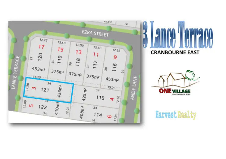 LOT 121, 3 Lance Terrace, Cranbourne East VIC 3977