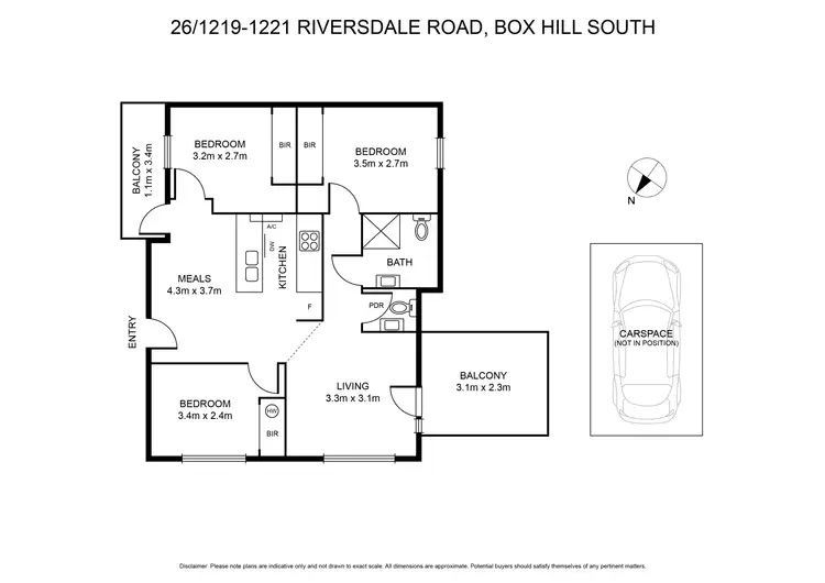 Third view of Homely apartment listing, 25 & 26/1219-1221 Riversdale Road, Box Hill South VIC 3128